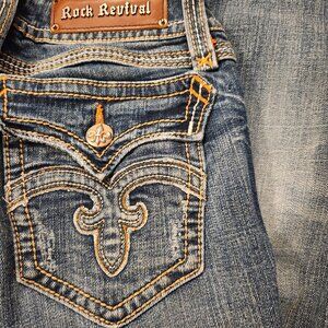 Rock Revival Debbie Straight low rise jeans